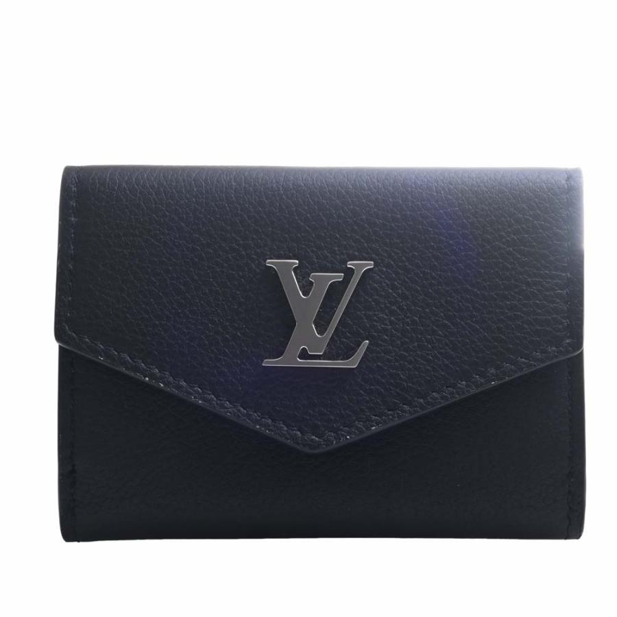 LOUIS VUITTON ルイヴィトン レザー ポルトフォイユ ロックミニ 三 