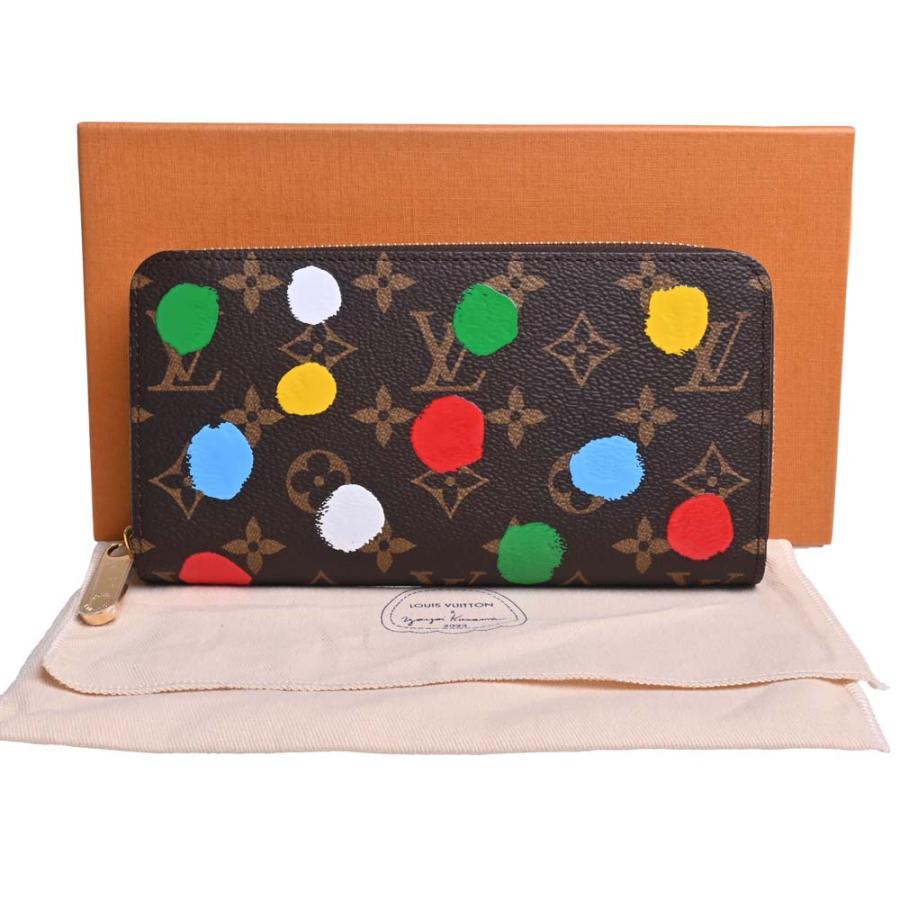 LOUIS VUITTON ルイヴィトン 草間彌生コラボ モノグラム ジッピー 