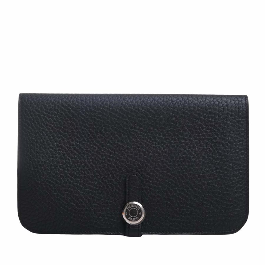 HERMES エルメス トリヨンクレマンス ドゴンGM 二つ折り 長財布
