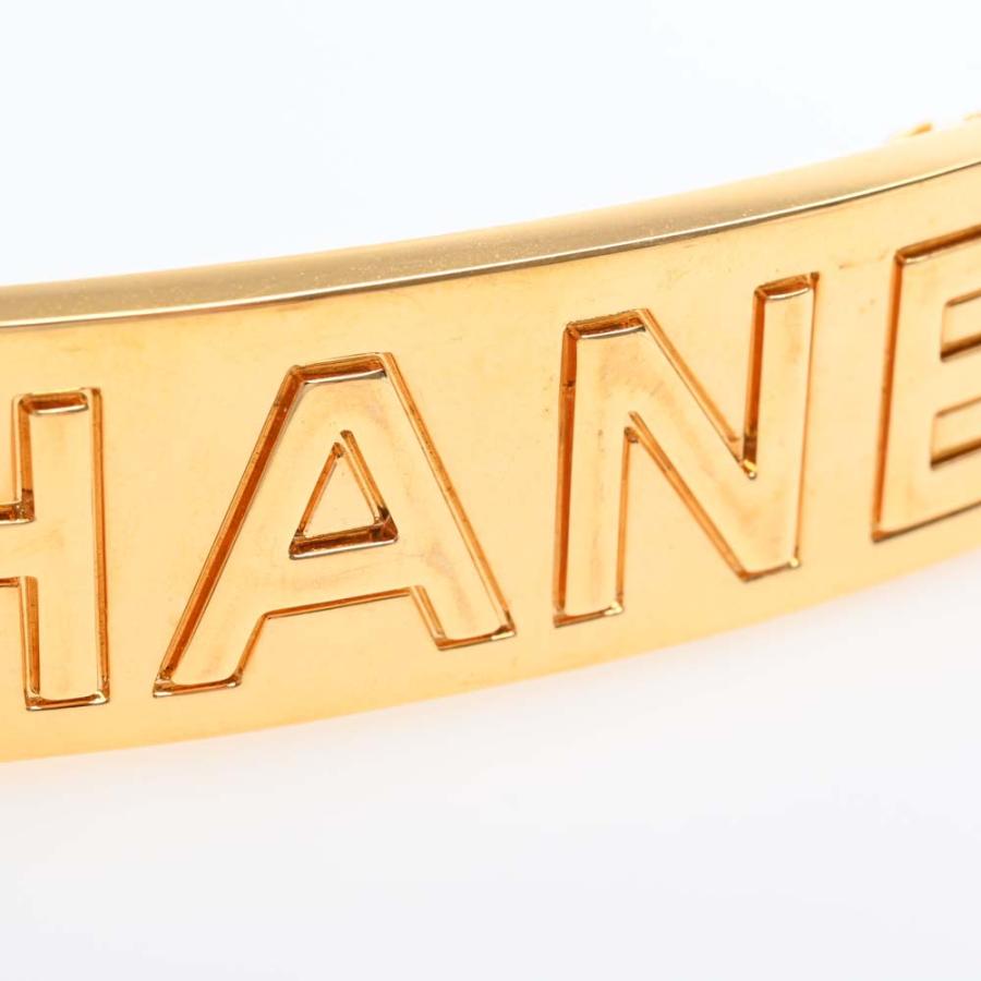 CHANEL シャネル ロゴ バレッタ ヘアクリップ ゴールド CHANEL シャネル ロゴ バレッタ ヘアクリップ ゴールド
