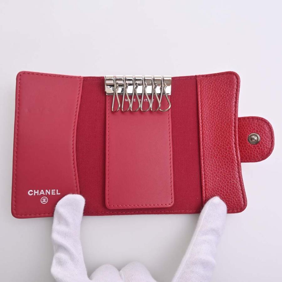 CHANEL シャネル キャビアスキン マトラッセ ココマーク 6連 CHANEL シャネル キャビアスキン マトラッセ ココマーク 6連