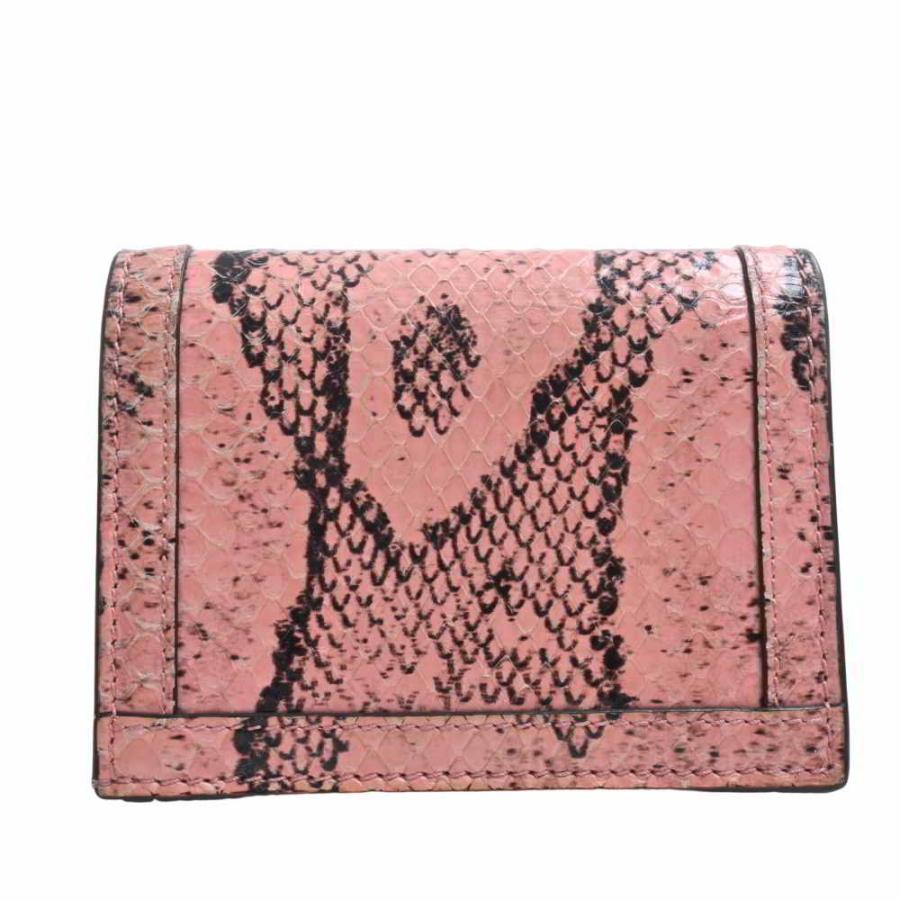 GUCCI Gucci グッチ ダブルG バンブー パイソン カードケース