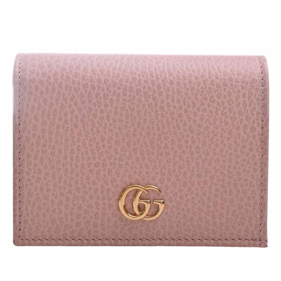 GUCCI グッチ二つ折りミニ財布ピンクGG GUCCI グッチ二つ折りミニ財布ピンクGG