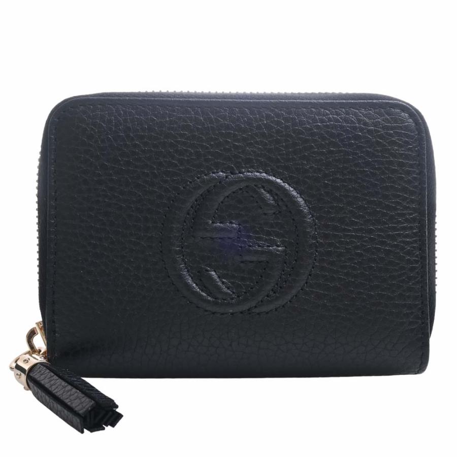 Gucci グッチ ソーホー インターロッキングG レザー タッセル ラウンド 