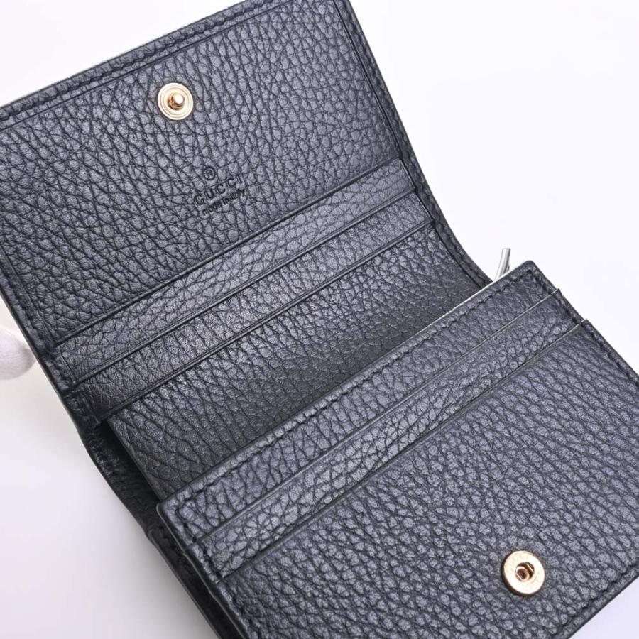 【極美品】✨グッチ 二つ折り財布 GGマーモント レザー 黒 456126 ミニ 楽天市場】グッチ GUCCI GG Marmont 二つ折り ミニ財布 カード