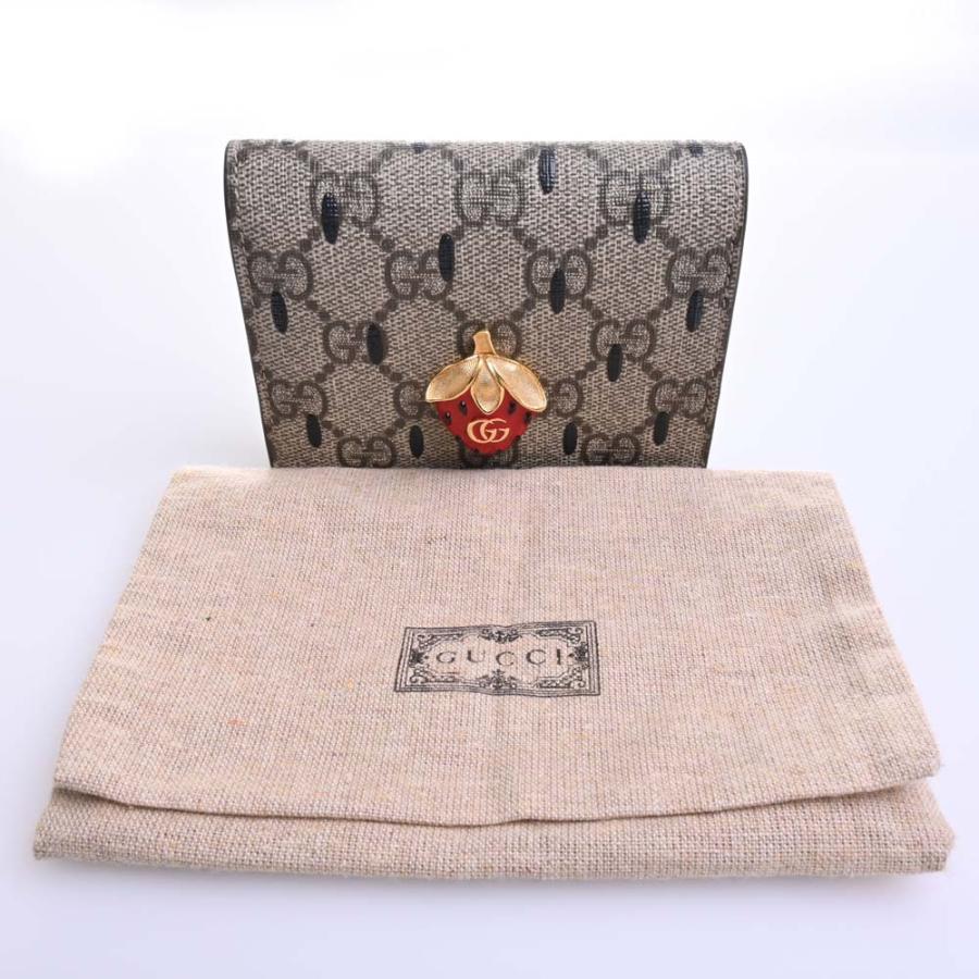 GUCCI Gucci グッチ GGスプリーム ダブルG ストロベリー カード GUCCI Gucci グッチ GGスプリーム ダブルG ストロベリー カード