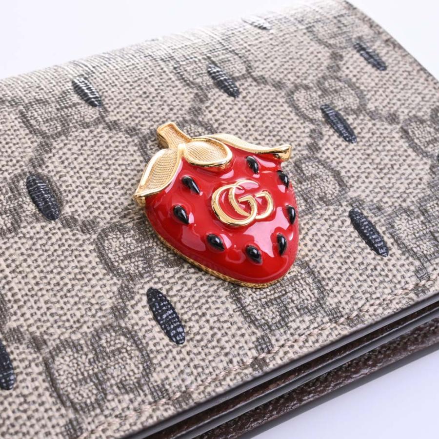 GUCCI Gucci グッチ GGスプリーム ダブルG ストロベリー カード GUCCI Gucci グッチ GGスプリーム ダブルG ストロベリー カード