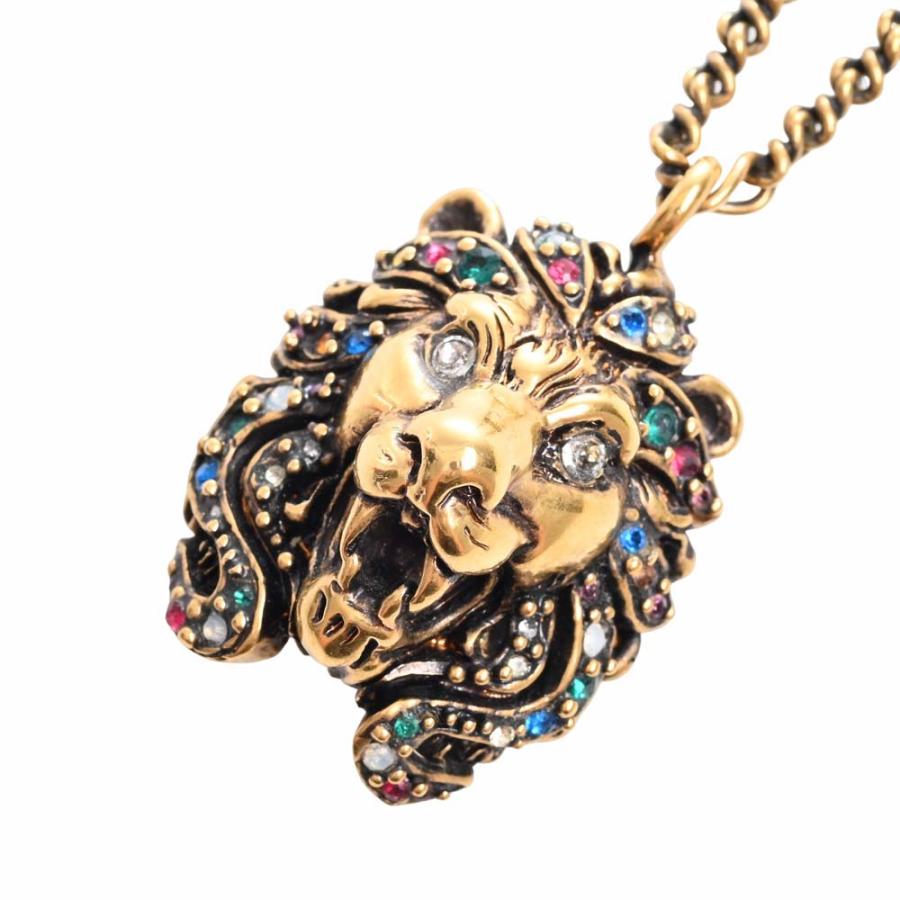 GUCCI ライオンヘッド ネックレス 正規品 美品 GUCCI 【極美品】GUCCI グッチ ライオンヘッド ネックレス