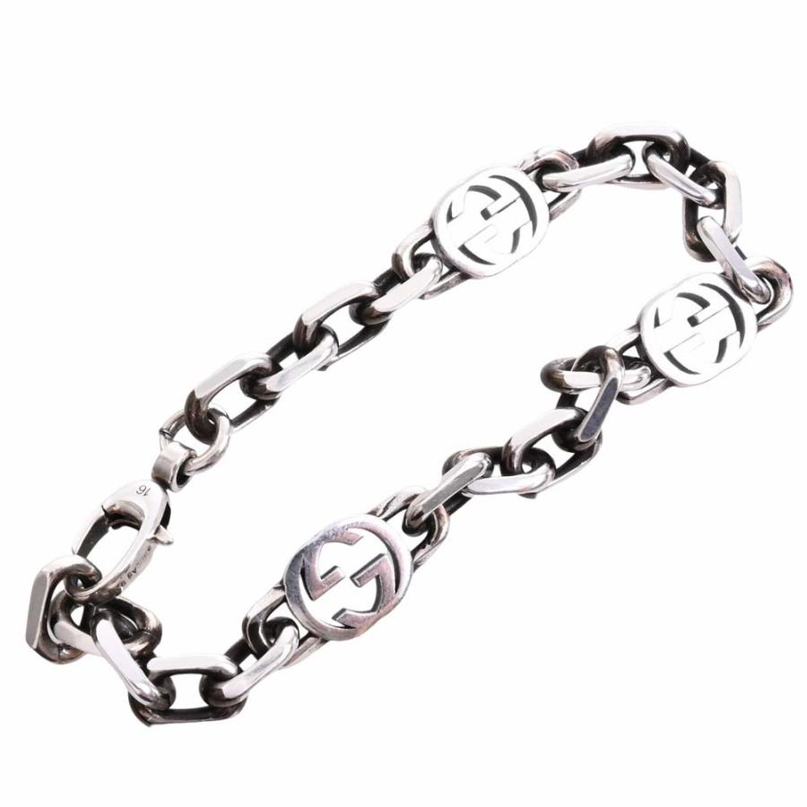 GUCCI Gucci グッチ SV925 インターロッキングG ブレスレット