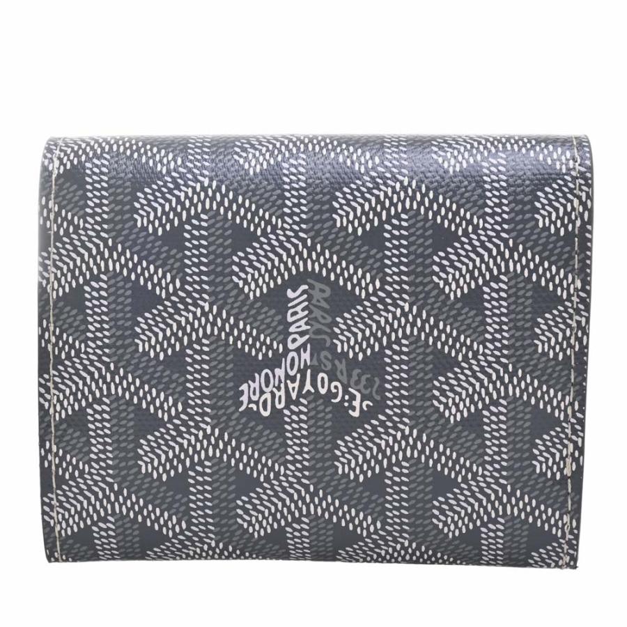 【未使用級】ゴヤール コンパクトウォレット マリニー グレー ケース 未使用級】ゴヤール コンパクトウォレット マリニー グレー