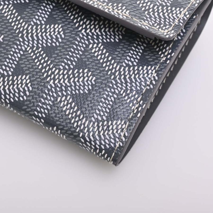 【未使用級】ゴヤール コンパクトウォレット マリニー グレー ケース 未使用級】ゴヤール コンパクトウォレット マリニー グレー