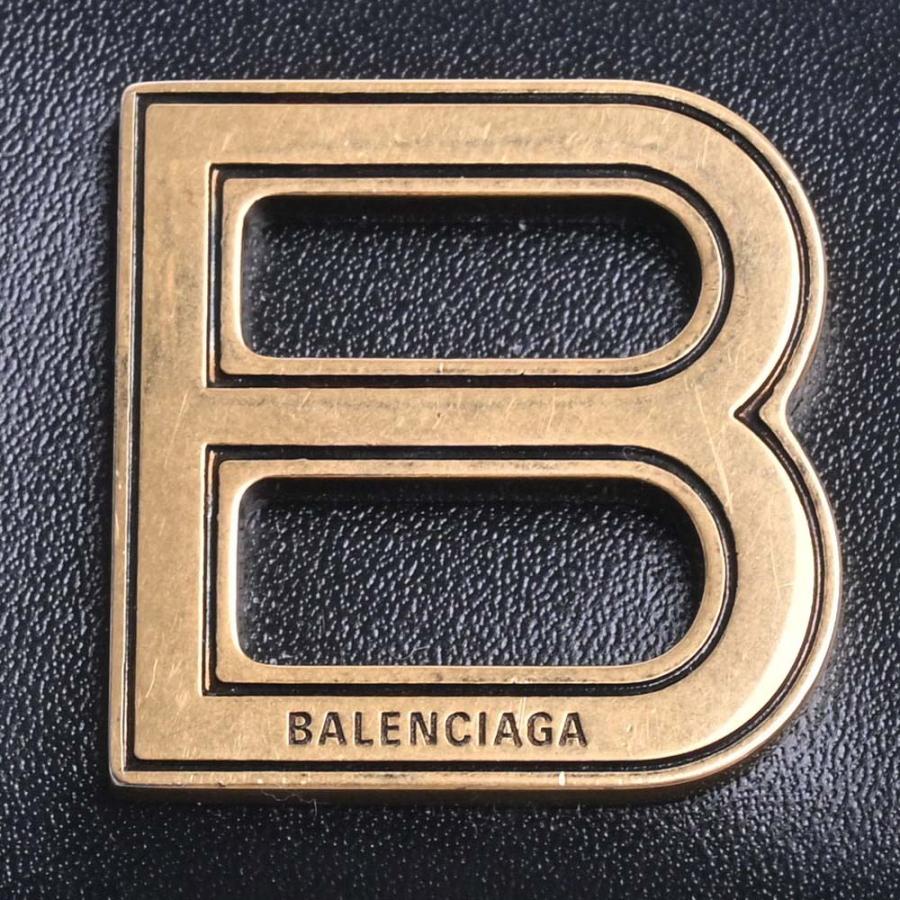 バレンシアガ　アワーグラス　財布　三つ折り　黒 BALENCIAGA バレンシアガ 財布 三つ折り ミニ財布 ドット