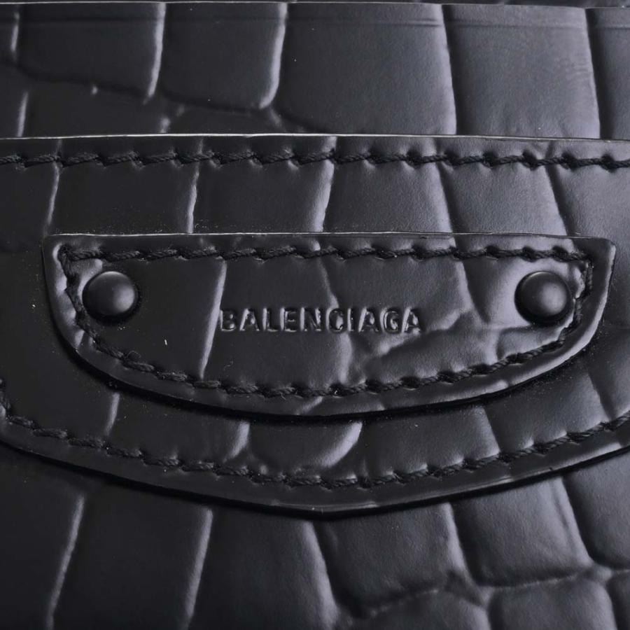 Balenciaga バレンシアガ レザー クロコ型押し カードケース 640109 ブラック レディース by｜b-rakuichi｜06