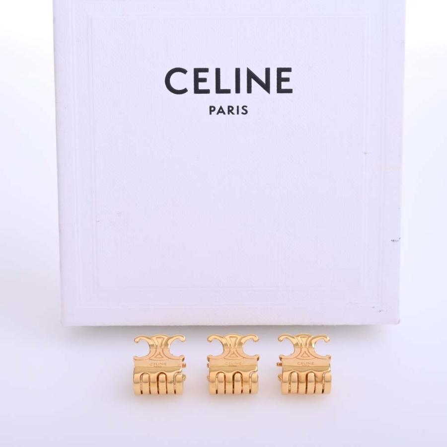 CELINE Celine セリーヌ ミニ トリオンフクロー 3つ ヘア CELINE Celine セリーヌ ミニ トリオンフクロー 3つ ヘア