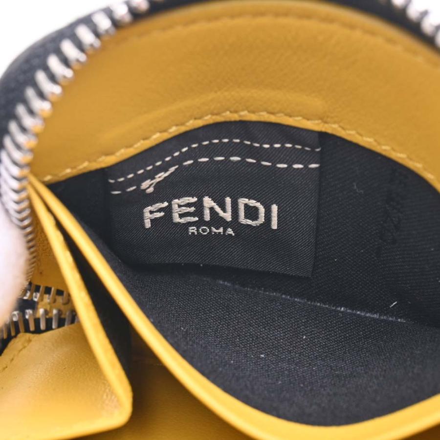 FENDI フェンディ レザー ラウンドファスナー コインケース 7M0257 ブラック レディース by｜b-rakuichi｜07