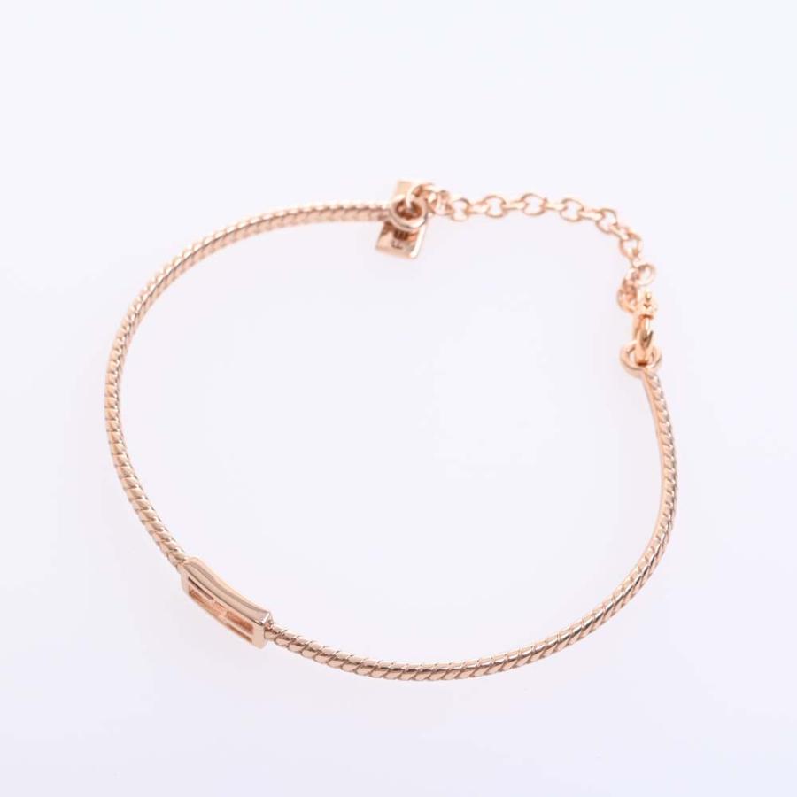 FENDI フェンディ バゲット FFロゴ ブレスレット ピンクゴールド FENDI フェンディ バゲット FFロゴ ブレスレット ピンクゴールド