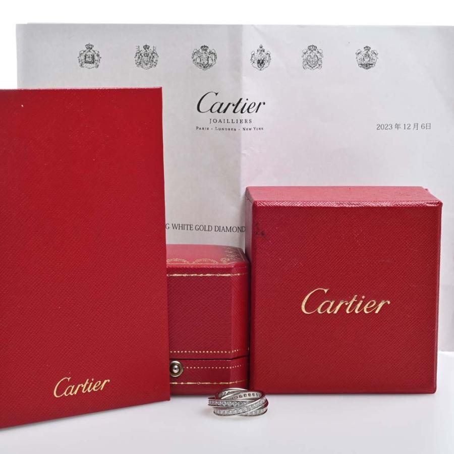 Cartier カルティエ K18WG ダイヤ スリーバングルズ フルエタニティ リング ダイヤモンド:石目無し レディース by｜b-rakuichi｜03