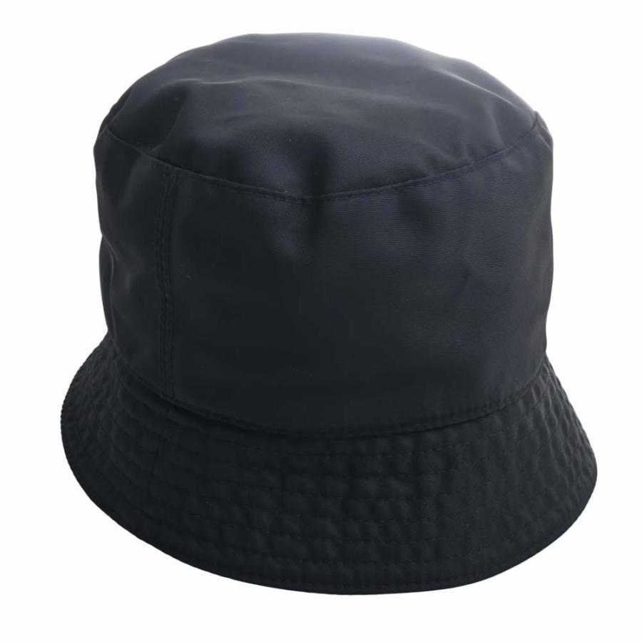 値下げ‼️【美品】ヴァレンティノ　バケットハット　ブラック/58 VALENTINO ヴァレンティノ ナイロン ロゴ バケットハット #58