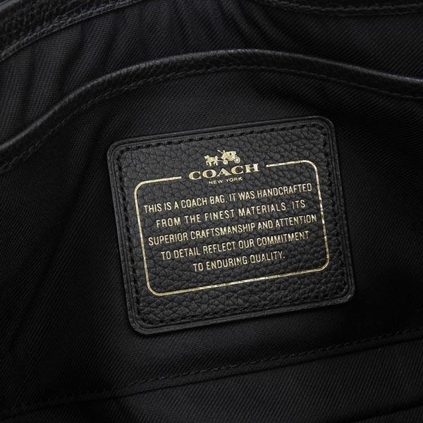 COACH コーチ レザー ショルダーバッグ 53083 ブラック