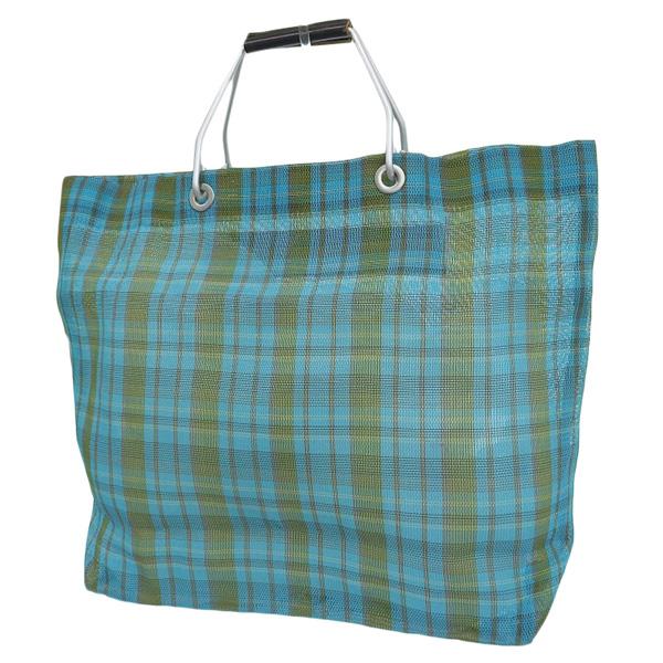 MARNI マルニ ナイロンメッシュ ストライプバッグ ハンドバッグ