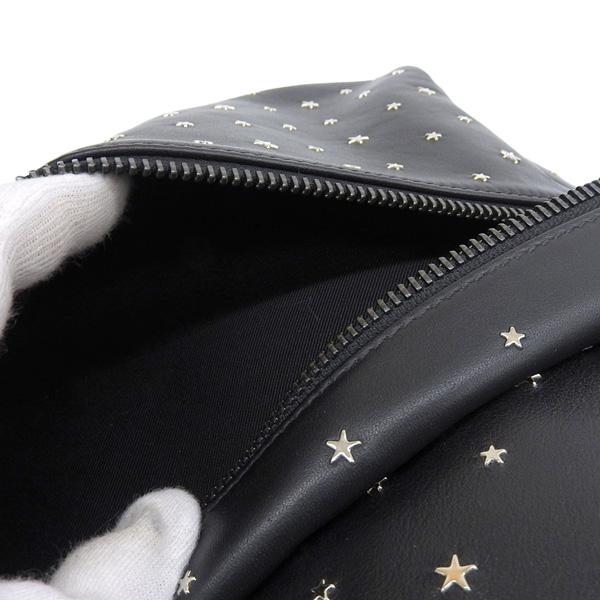 JIMMY CHOO ジミーチュウ レザー スター スタッズ バックパック JIMMY CHOO ジミーチュウ レザー スター スタッズ バックパック