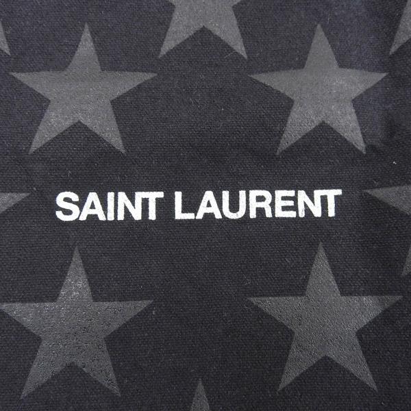 イヴ・サンローラン(Yves Saint Laurent) 星柄　スター　正規品 SAINT LAURENT サンローラン コットン 星柄 トートバッグ