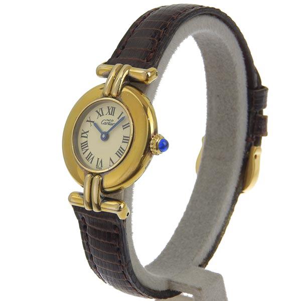 カルティエ マストコリゼ 590002 レザー クォーツ レディース CARTIER/カルティエ】 マストコリゼ ヴェルメイユ 590002 腕時計
