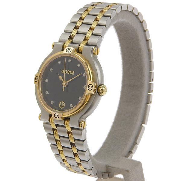 ○ GUCCI 11Pダイヤ 腕時計 楽天市場】【ウォッチ】GUCCI グッチ デイト 11Pダイヤ ブラック
