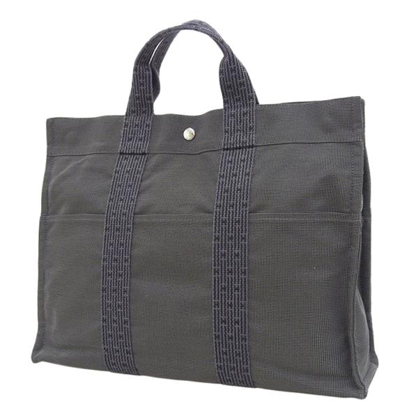 エルメス HERMES リュック エールライン キャンバス ダークグレー HERMES エルメス キャンバス エールラインMM トートバッグ