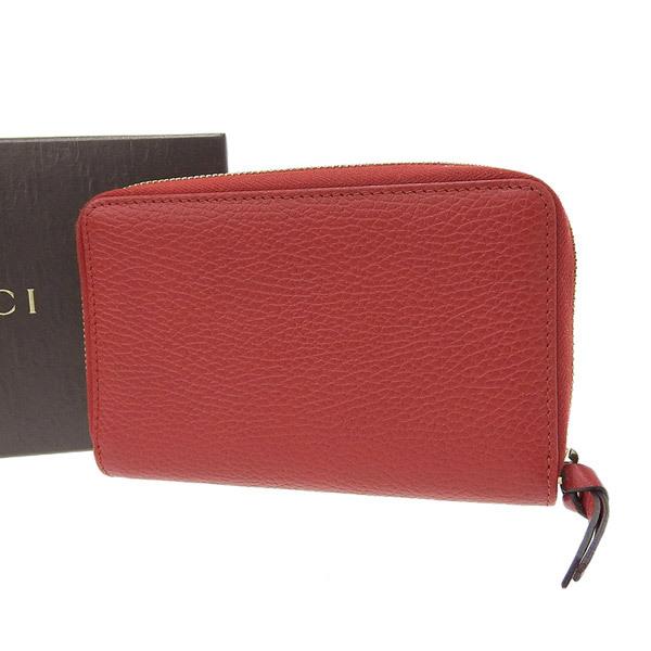 再再販 スゥイング グッチ Gucci B楽市本店 レザー 赤 長財布 ラウンドファスナー 長財布 Morrismonument Com