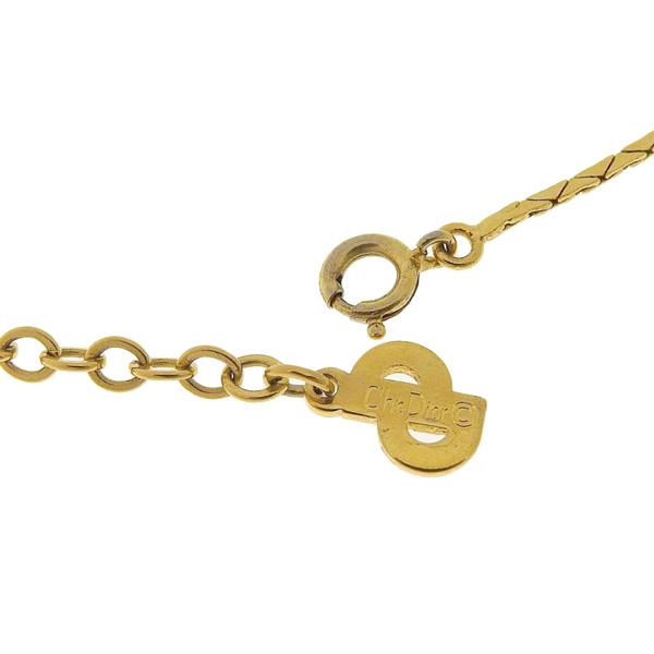 Christian Dior クリスチャンディオール ラインストーン ロゴ