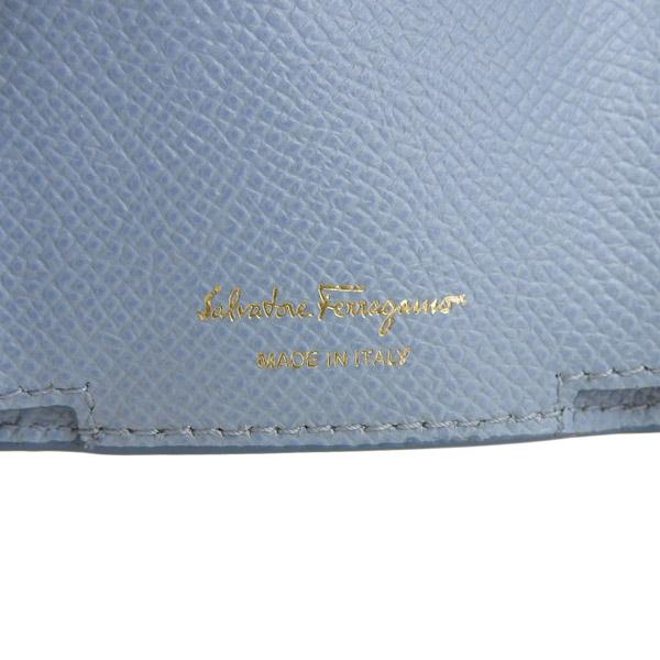 【お買い得】salvatoreferragamo 3つ折り財布　紺色　がま口 楽天市場】フェラガモ 三 つ折り 財布の通販