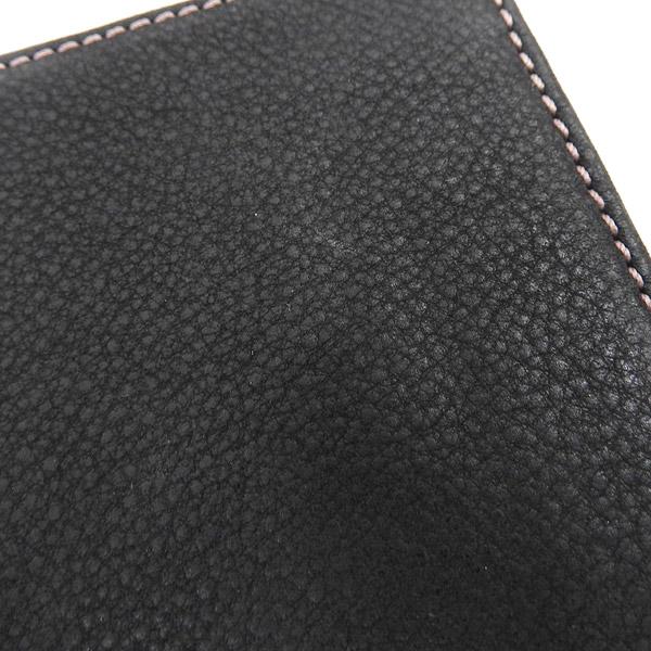 loewe がま口 折りたたみ財布 LOEWE ロエベ レザー アナグラム がま口 三つ折り財布 ブラック