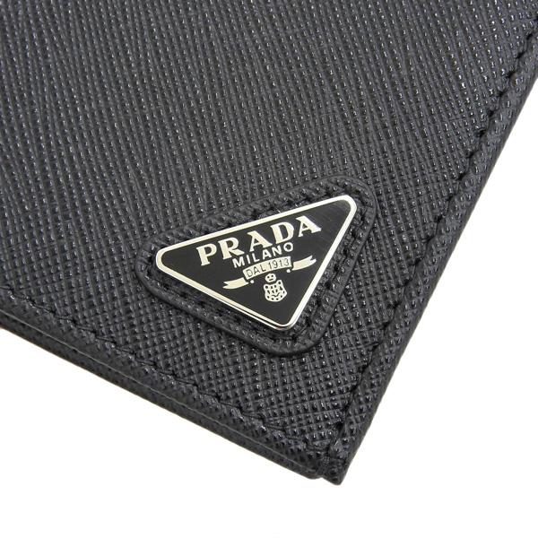PRADA プラダ サフィアーノ トライアングルロゴ 二つ折り 長財布 PRADA プラダ サフィアーノ トライアングルロゴ 二つ折り 長財布