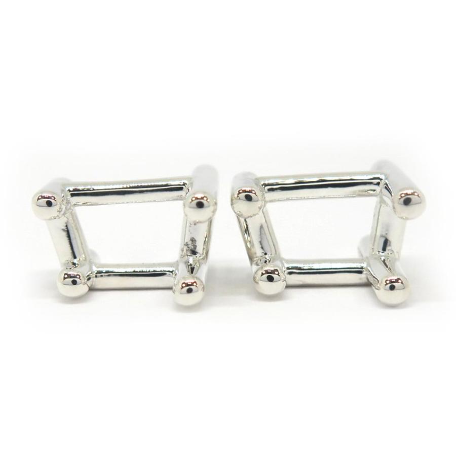 HERMES エルメス　カフス　SV925 HERMES - エルメス ギャロップ カフス カフリンクス SV925