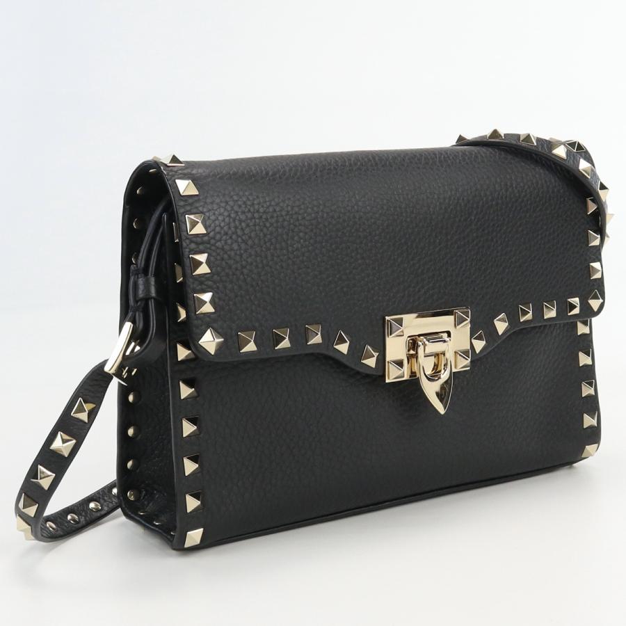 VALENTINO ヴァレンティノ  スモールバッグ ロックスタッズ TW2B0181 斜め掛け ショルダーバッグ レザー レディース 【中古】｜b-rakuichi｜02