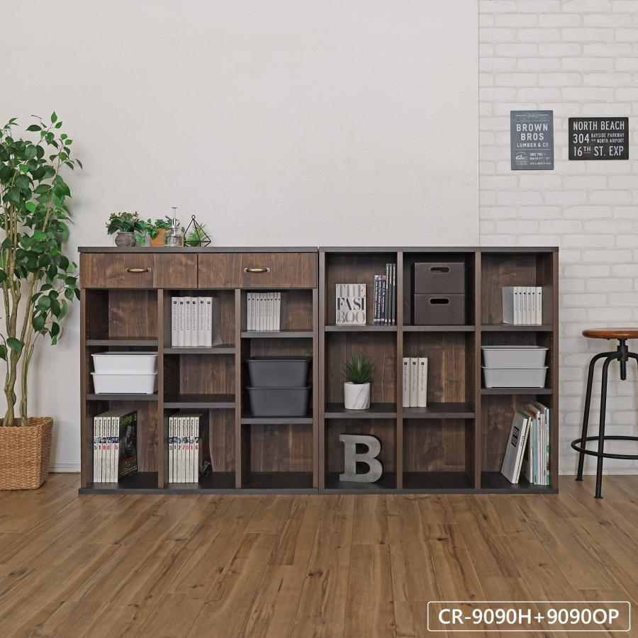 ① アンティーク棚　子供部屋 子供部屋に可愛い！オールドパイン材のブックシェルフ（本棚