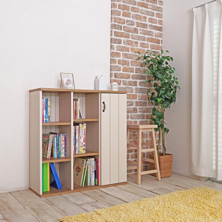 タカシン家具工業 本棚 扉付き 絵本棚 フレンチカントリー 絵本 タカシン家具工業 本棚 扉付き 絵本棚 フレンチカントリー 絵本