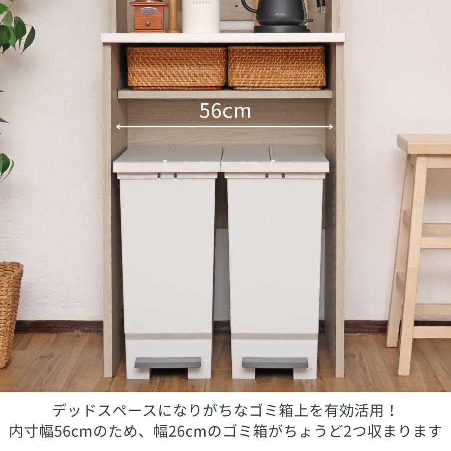 タカシン家具工業 ゴミ箱収納付 クッチーナ CU-1860T キッチンラック