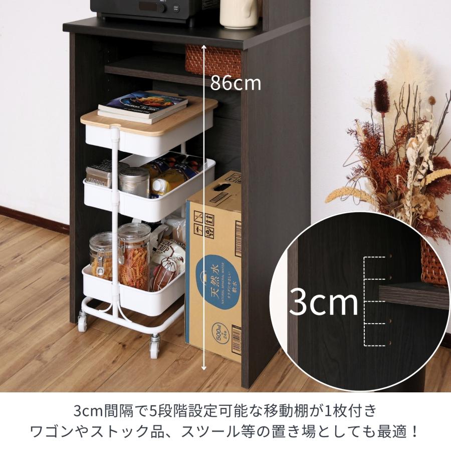 タカシン家具工業 ゴミ箱収納付 クッチーナ CU-1860T キッチンラック