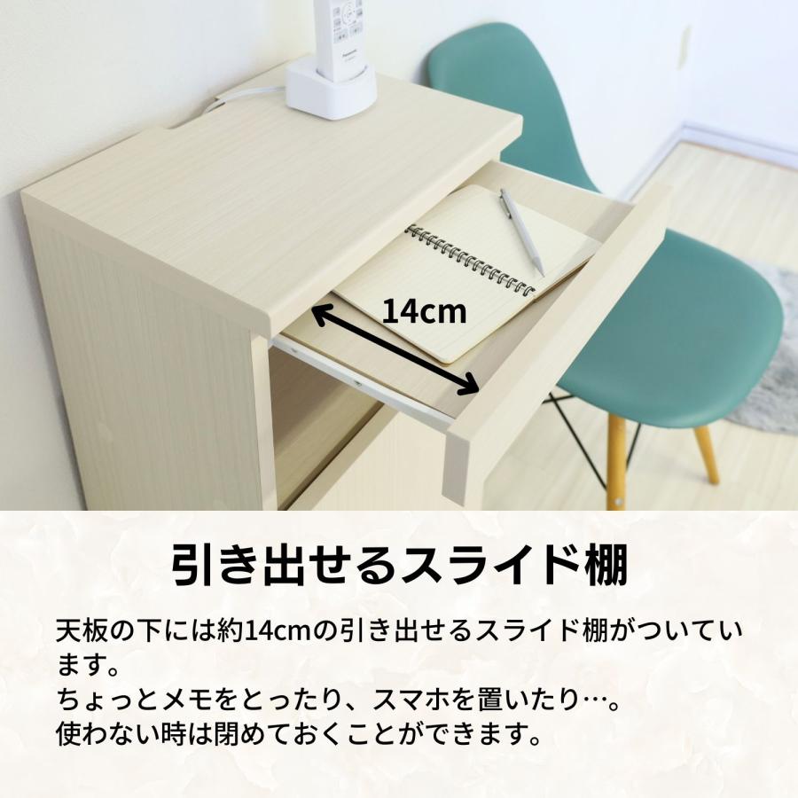 タカシン家具工業 ルーター収納 電話台 ケーブルボックス FAX台 タカシン家具工業 ルーター収納 電話台 ケーブルボックス FAX台
