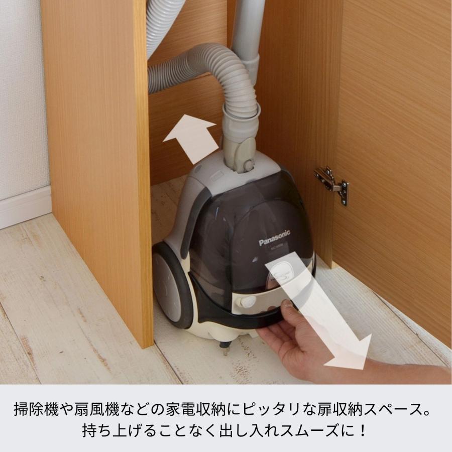 タカシン家具工業 掃除機 掃除道具収納庫 収納 ラック 掃除用具 そうじ