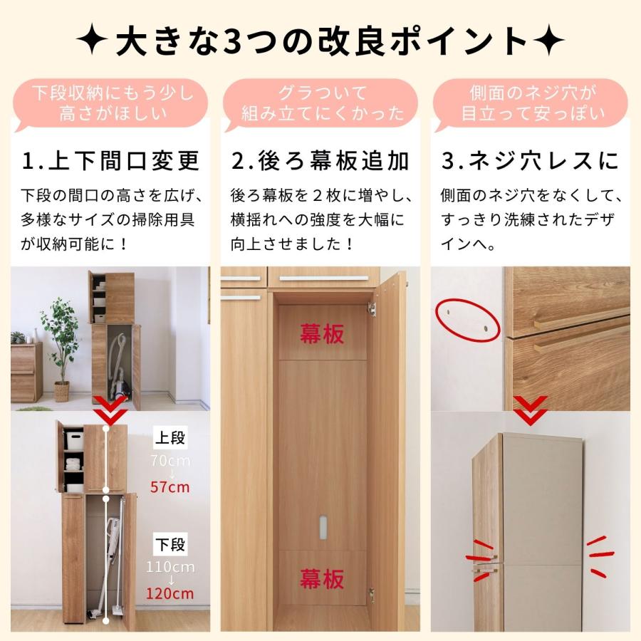 タカシン家具工業 [旧仕様在庫限り] 掃除機 掃除道具収納庫 収納