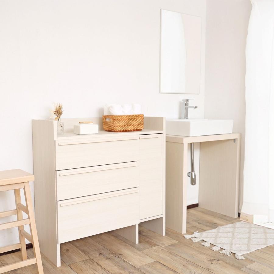 タカシン家具工業 ランドリー チェスト サニタリー 洗面所 リビング