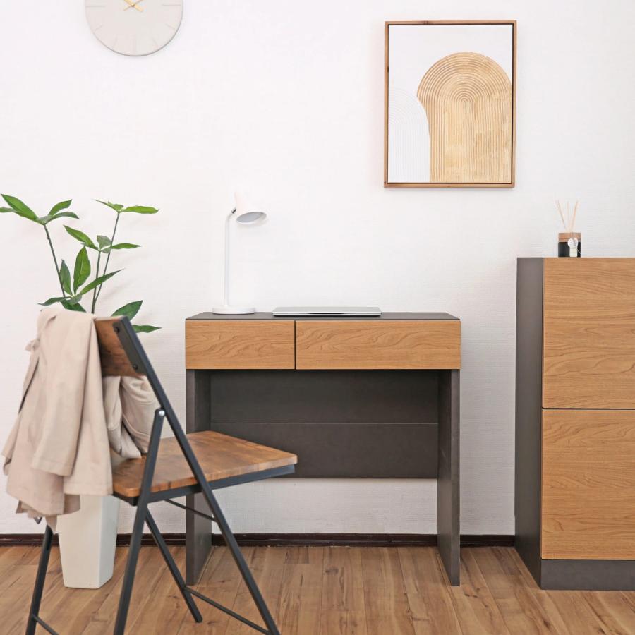 タカシン家具工業 デスク 幅75.5cm 学習机 ゼフィーロ ZE-750D
