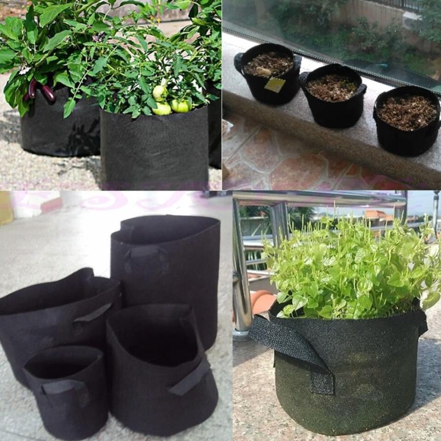 29cm 41cm 不織布 ポット プランター バッグ 布鉢 鉢植え 植木 袋 容器 ガーデニング 庭 P 5 7 Ali Rose 通販 Yahoo ショッピング