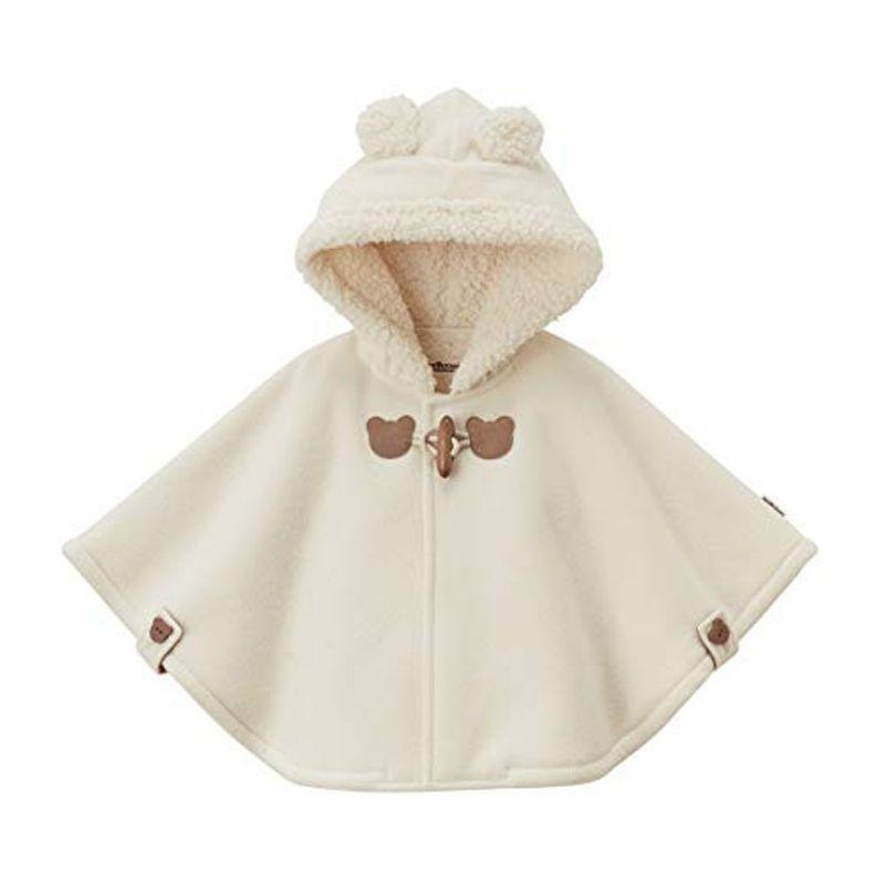 ミキハウス ホットビスケッツ マント 73 3801 4 フリー アイボリ 最も信頼できる