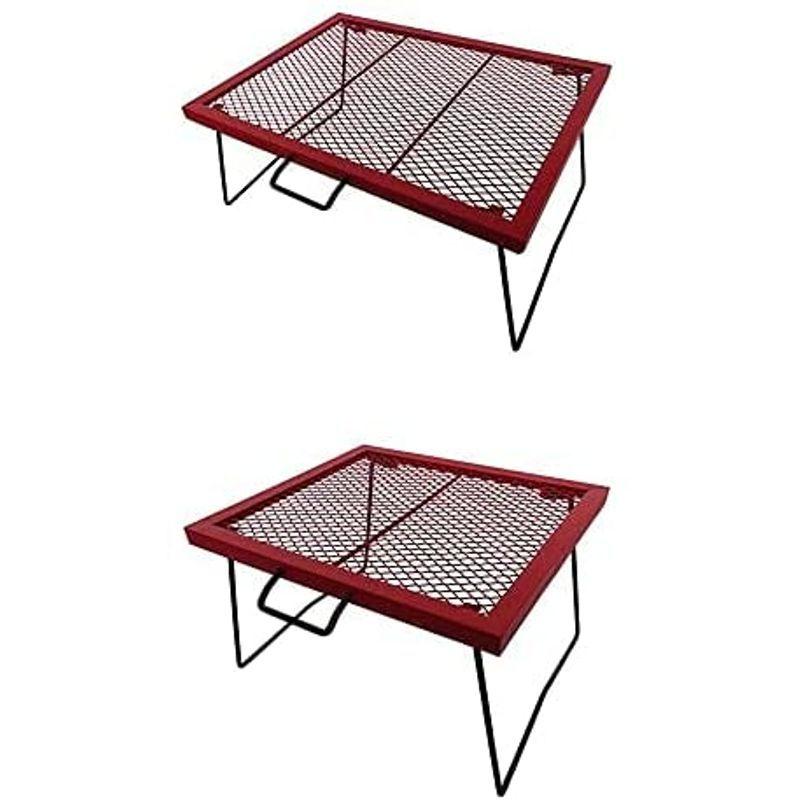 尾上製作所 Onoe マルチスタンド レッド ブラック M 2セット M Shop B B バーベキュー 調理用品 S