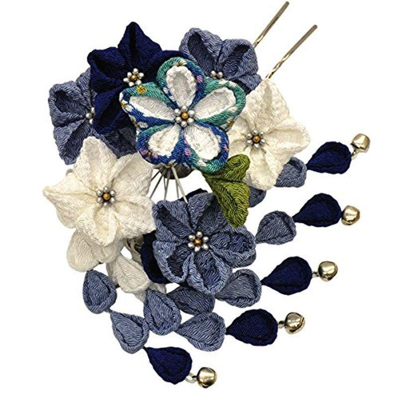 花宴 青 かんざし 髪飾り 衝撃特価 Eikonos Com