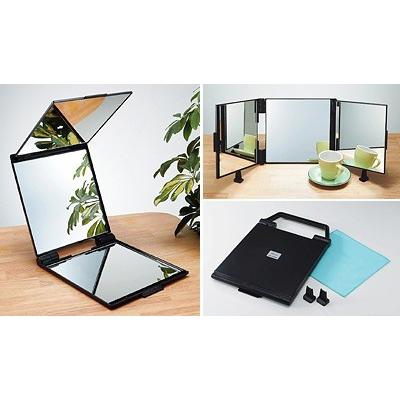 キュービックミラー 立体三面鏡 : b-shop2000 ヤフー店 - 通販 - Yahoo